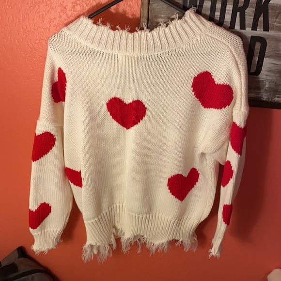 Sweater from boutique! Very comfy, low neck, and super cute! - Picture 2 of 2